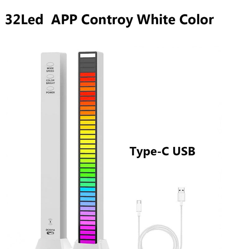 MusicLevel - Led sensível ao som! - Bateria Recarregável!