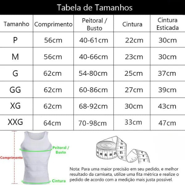 Regata Modeladora Masculina Bodyman™