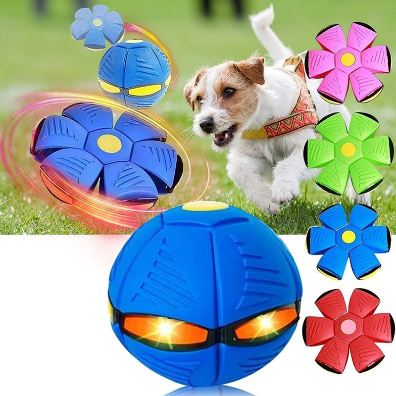 Bola plana elástica para cães Airball