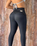 Leggings de cintura alta para levantar o bumbum e controle de barriga