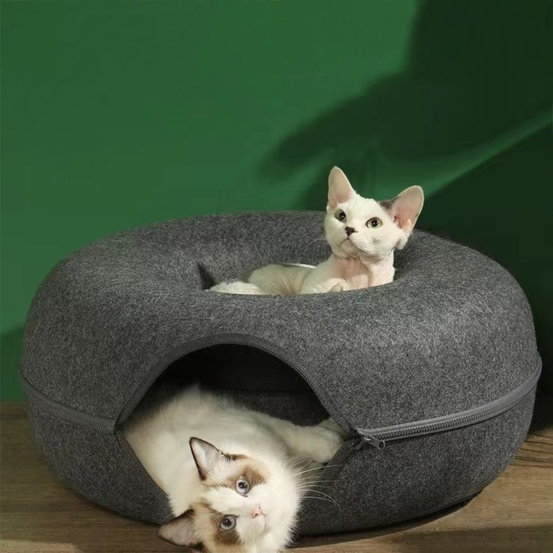 Cama de túnel para Gatos - Donut