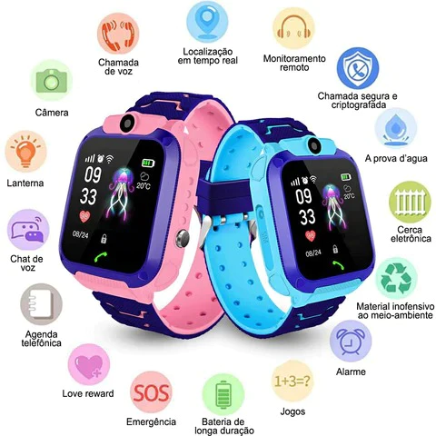 SmartWatch Infantil com GPS